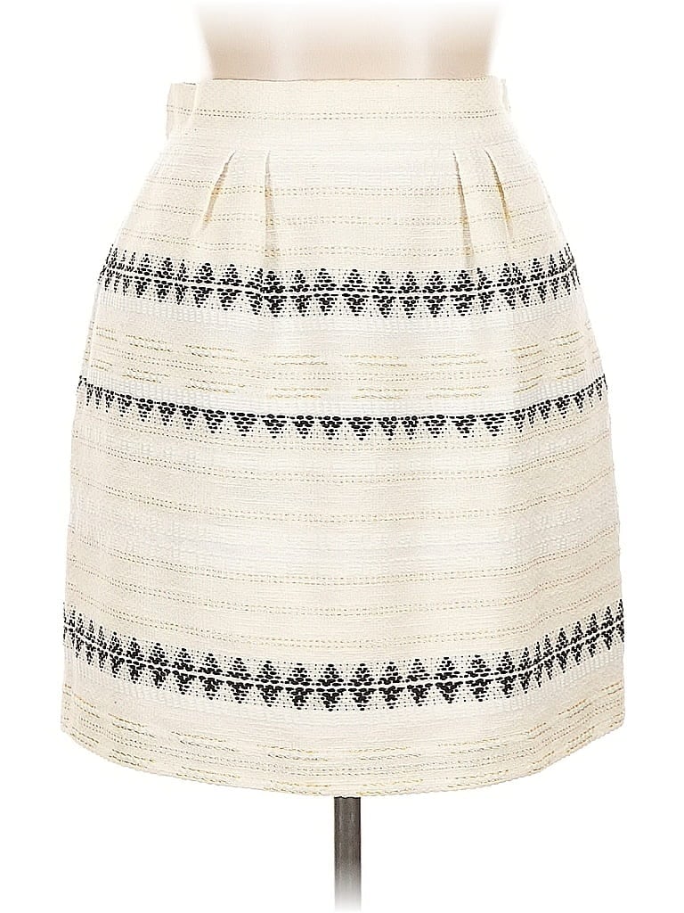 Pre-owned Nomad Formal Skirt In White
