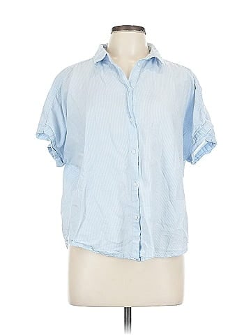 H&M L.O.G.G. Short Sleeve Button-Down Shirt (view 1)