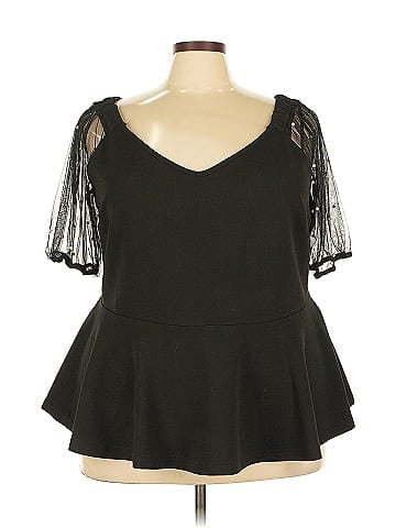City Chic Short Sleeve Top (view 1)
