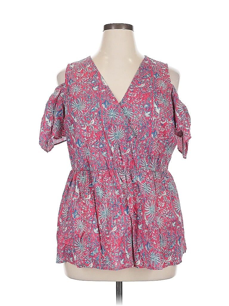 Pre-owned Lucky Brand Kimono In Pink