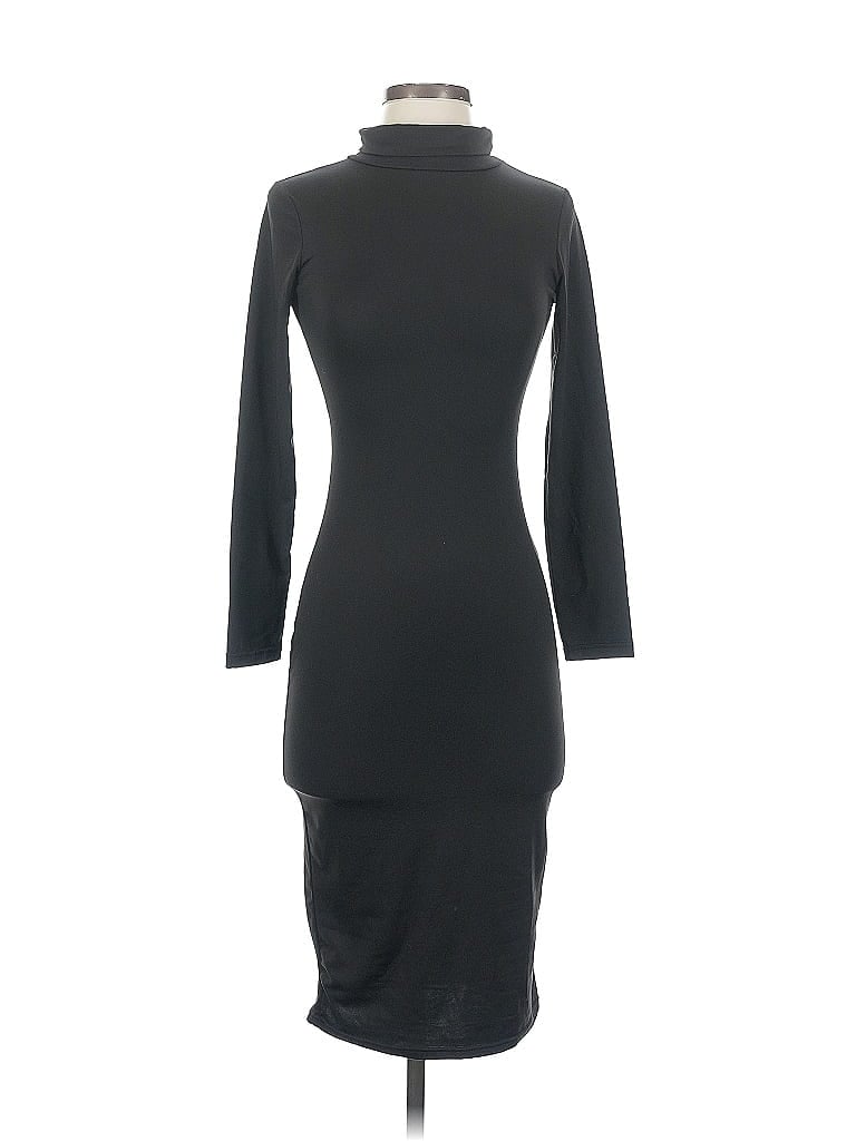 Pre-owned Unbranded Casual Dress In Black