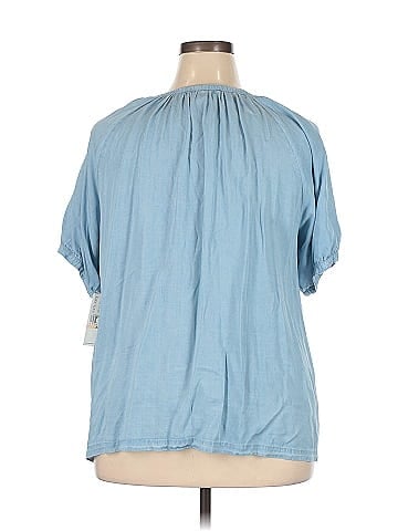Karen Kane Short Sleeve Blouse (view 2)