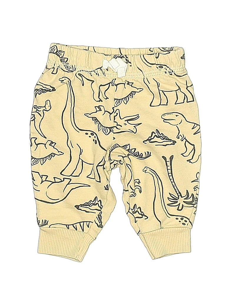 Pre-owned Carter's Babies' Khaki Pant In Yellow