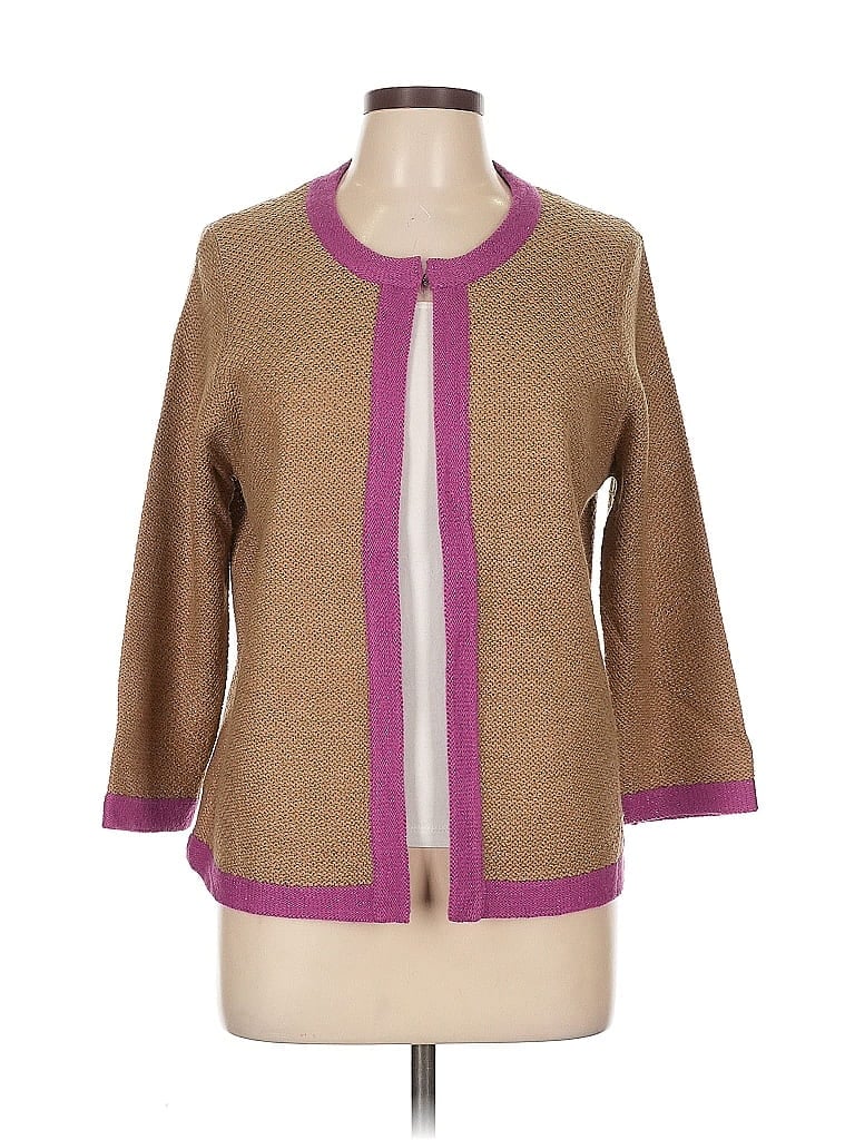 Pre-owned Merona Cardigan Sweater In Brown