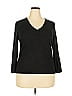 Kate Hill Black Pullover Sweater Size 2X - photo 1