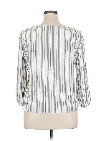 Banana Republic Factory Store 3/4 Sleeve Blouse (view 2)