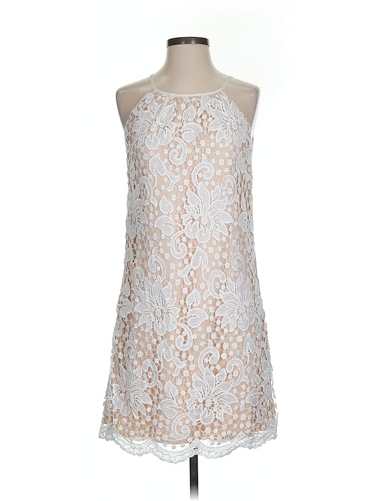 Pre-owned Jade Melody Tam Cocktail Dress In White