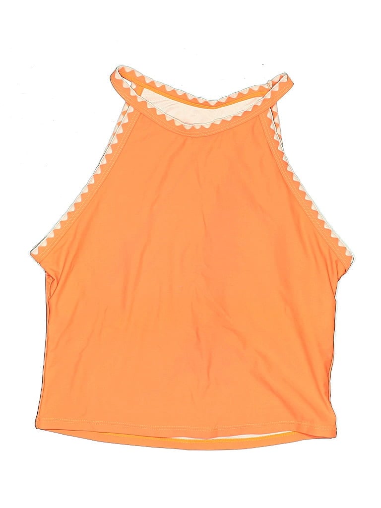 Pre-owned Beachsissi Swimsuit Top Orange Swimwear