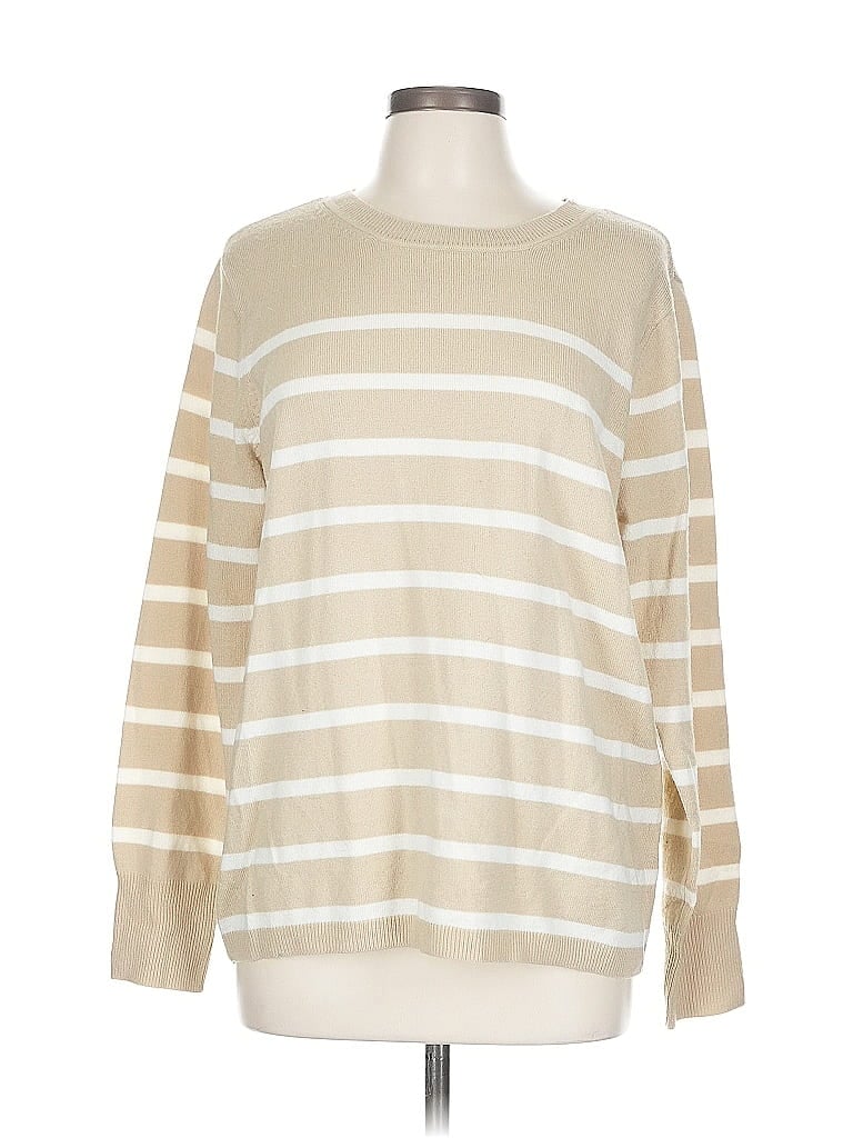 Pre-owned Croft & Barrow Pullover Sweater In Brown