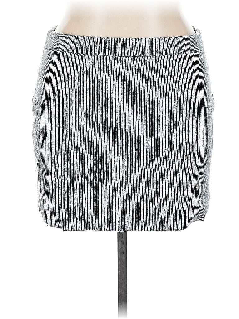 Pre-owned Wild Fable Casual Skirt In Gray