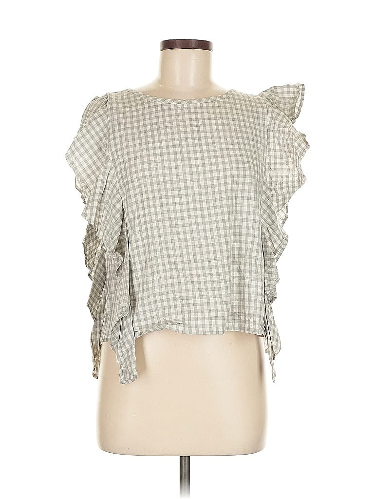 Click to view more detailed imagery on our partner's website Pre-owned Koché Short Sleeve Blouse In Gray
