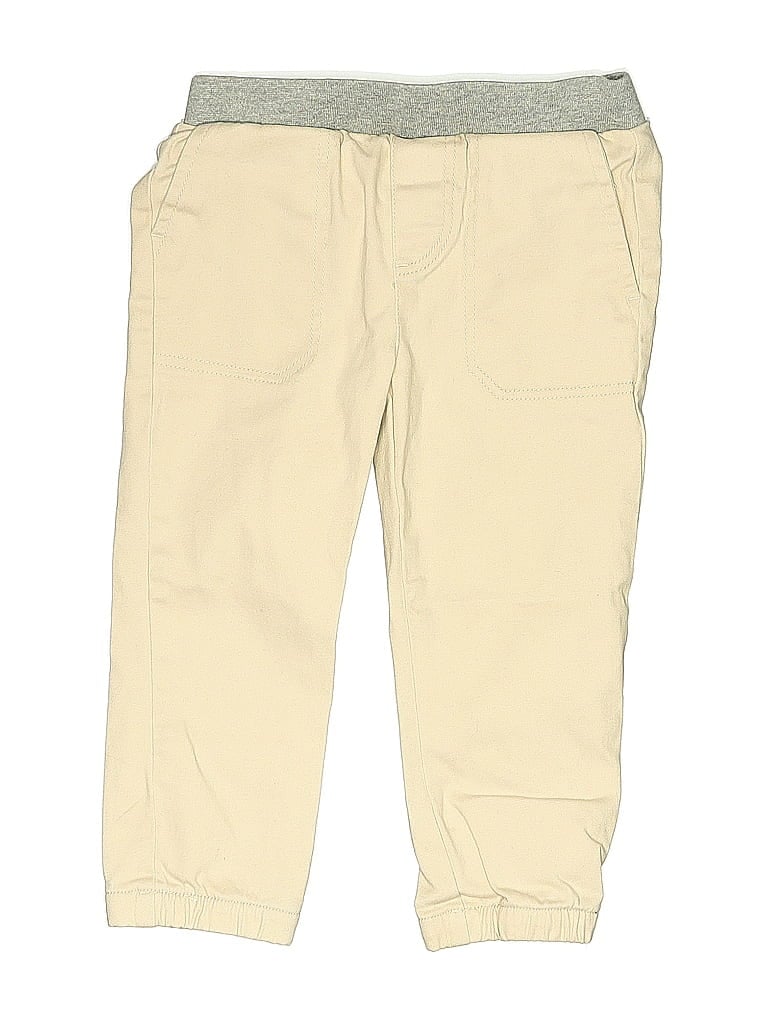 Pre-owned Crown & Ivy Kids' Khaki Pant In Brown