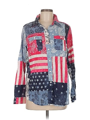 DG^2 by Diane Gilman Long Sleeve Button-Down Shirt (view 1)