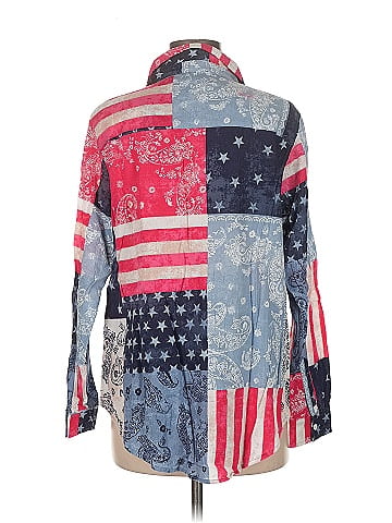 DG^2 by Diane Gilman Long Sleeve Button-Down Shirt (view 2)