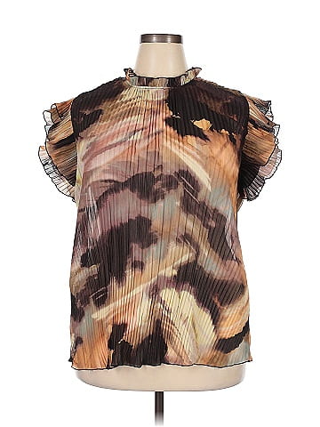 City Chic Short Sleeve Blouse (view 1)