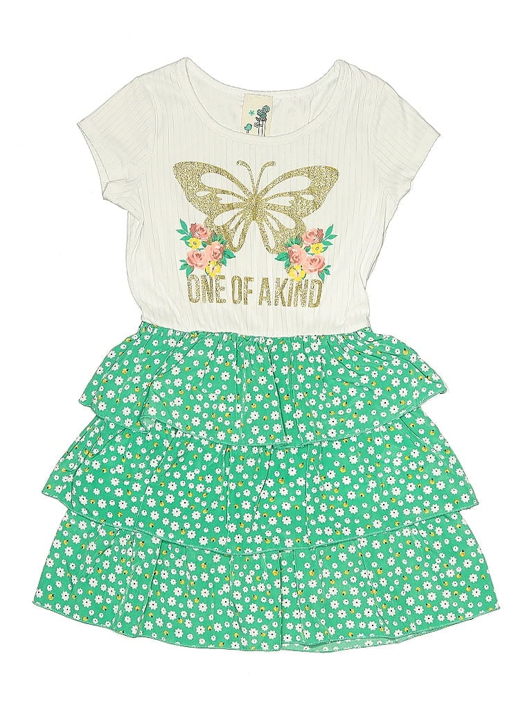 Pre-owned Lily Bleu Kids' Dress In Green