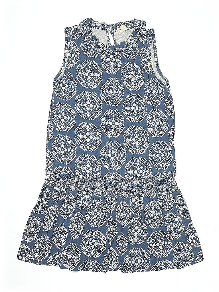 Pre-owned Crewcuts Kids' Dress In Blue
