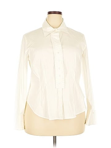 AK Anne Klein Long Sleeve Blouse (view 1)