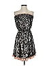 DKNY Jeans 100% Polyester Metallic Silver Cocktail Dress Size XS - photo 1