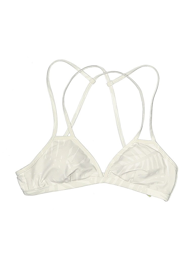 Pre-owned Sporti Swimsuit Top Ivory Swimwear In White