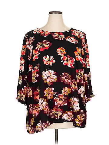 Lane Bryant Outlet 3/4 Sleeve Blouse (view 1)