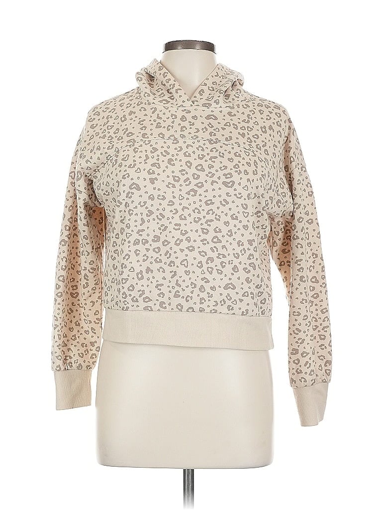 Pre-owned Pink Rose Pullover Sweater In Brown