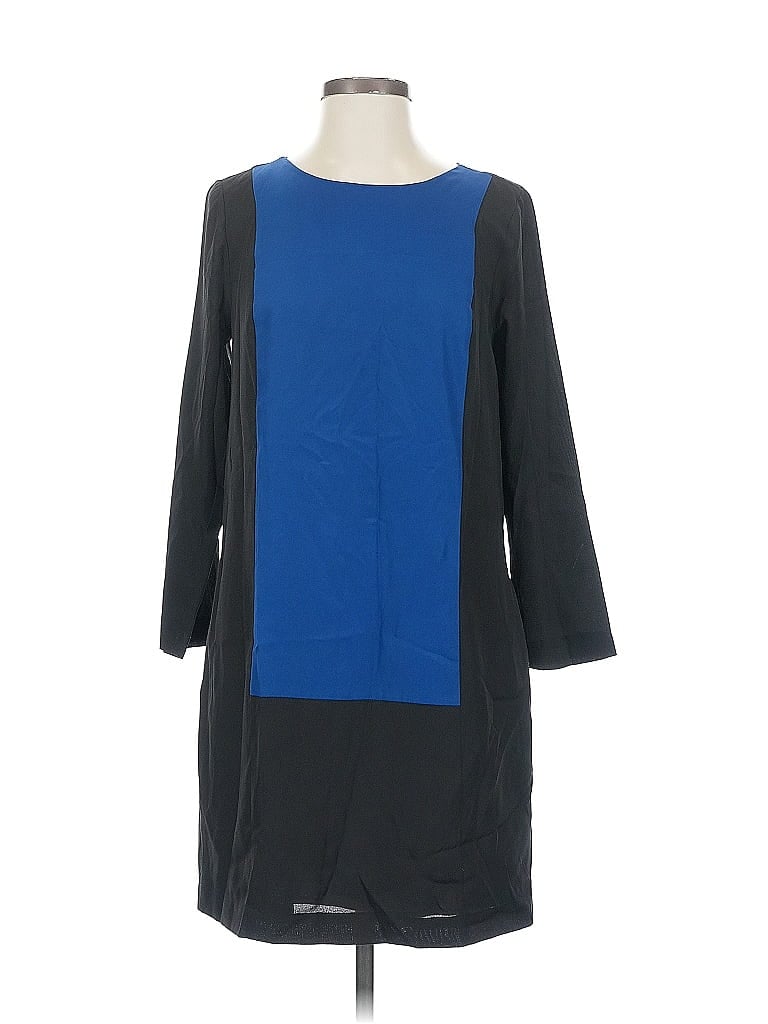 Pre-owned J.crew Factory Store Casual Dress In Blue