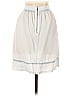 Sam & Lavi 100% Polyester Solid Ivory Casual Skirt Size S - photo 2
