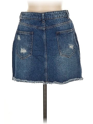 PrettyLittleThing Denim Skirt (view 2)