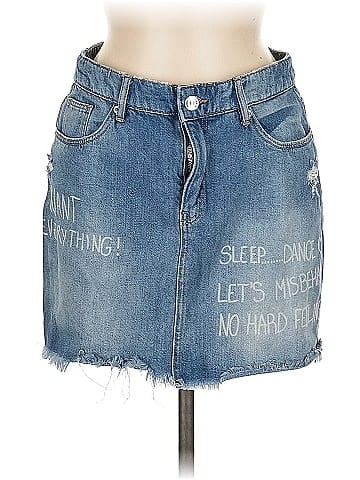 Divided by H&M Denim Skirt (view 1)