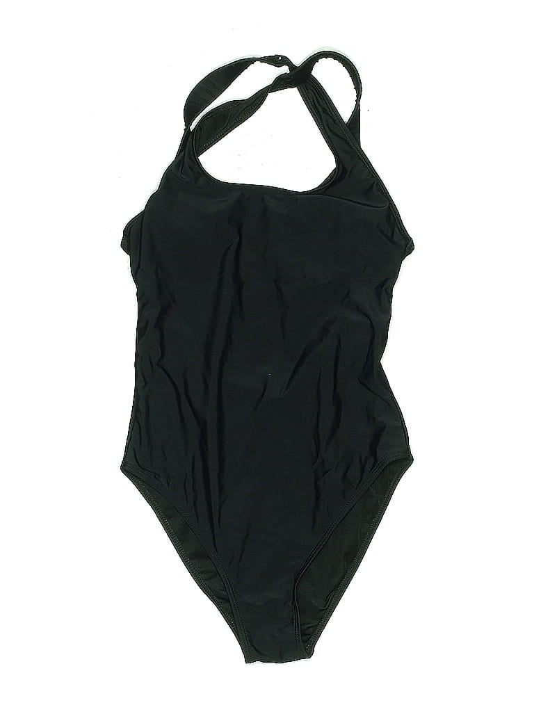 Pre-owned Unbranded One Piece Swimsuit In Black