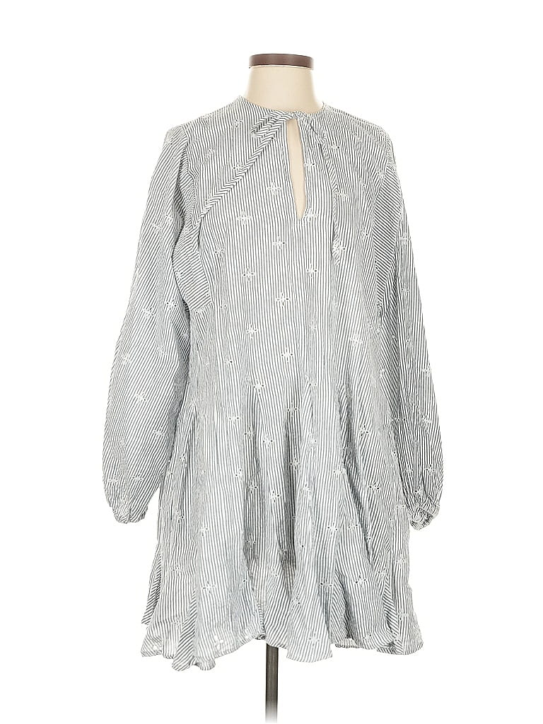 Pre-owned Asos Design Casual Dress In Gray