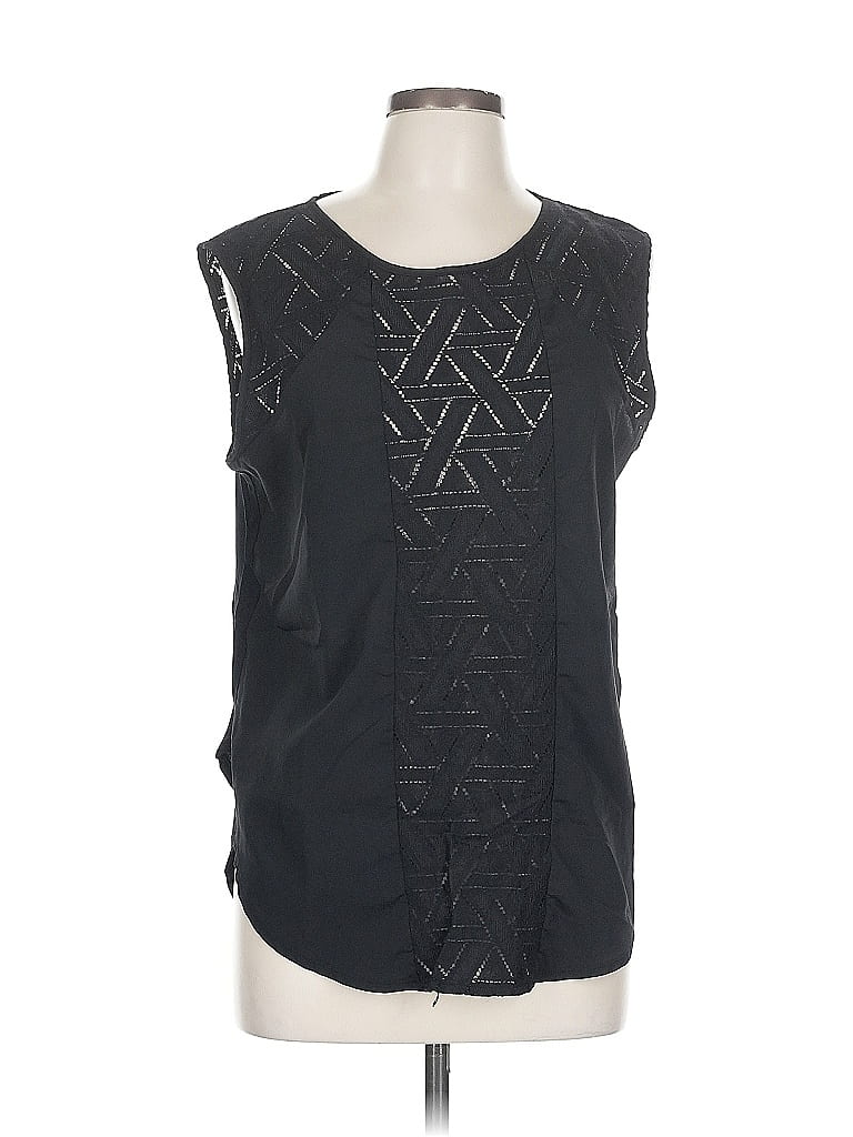 Pre-owned Banana Republic Sleeveless T-shirt In Black