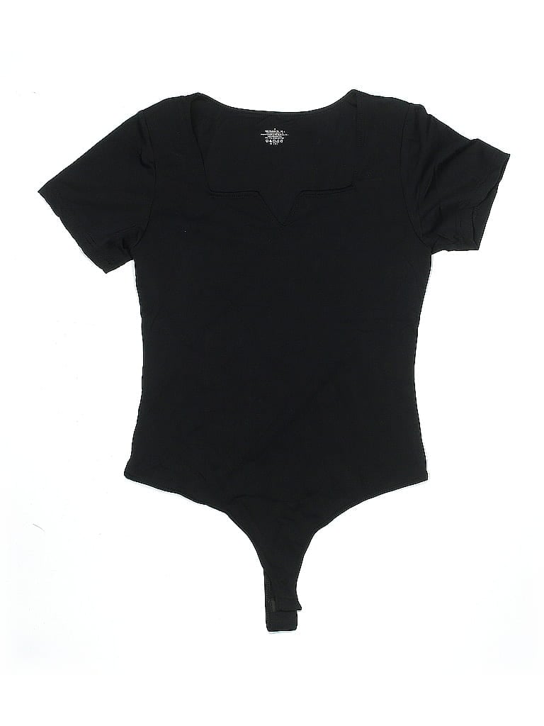 Pre-owned Unbranded Bodysuit In Black