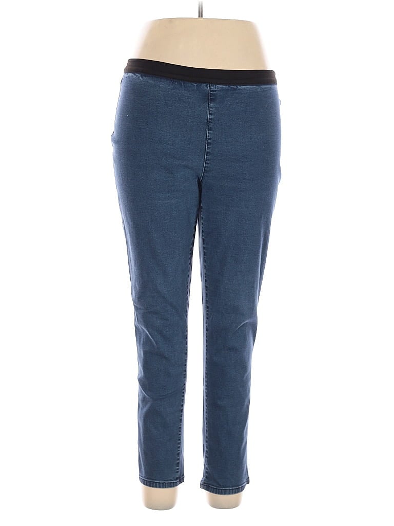 Click to view more detailed imagery on our partner's website Pre-owned Jessica London Jeggings In Blue