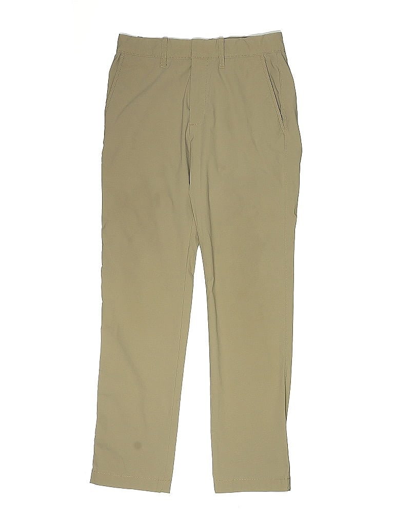 Pre-owned Crewcuts Kids' Khaki Pant In Brown