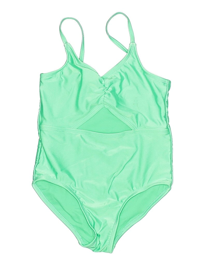 Pre-owned Art Class Kids' One Piece Swimsuit In Green