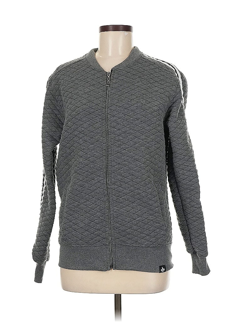 Pre-owned Assorted Brands Track Jacket In Gray