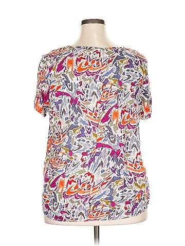 Nicole Miller New York Short Sleeve Blouse (view 2)