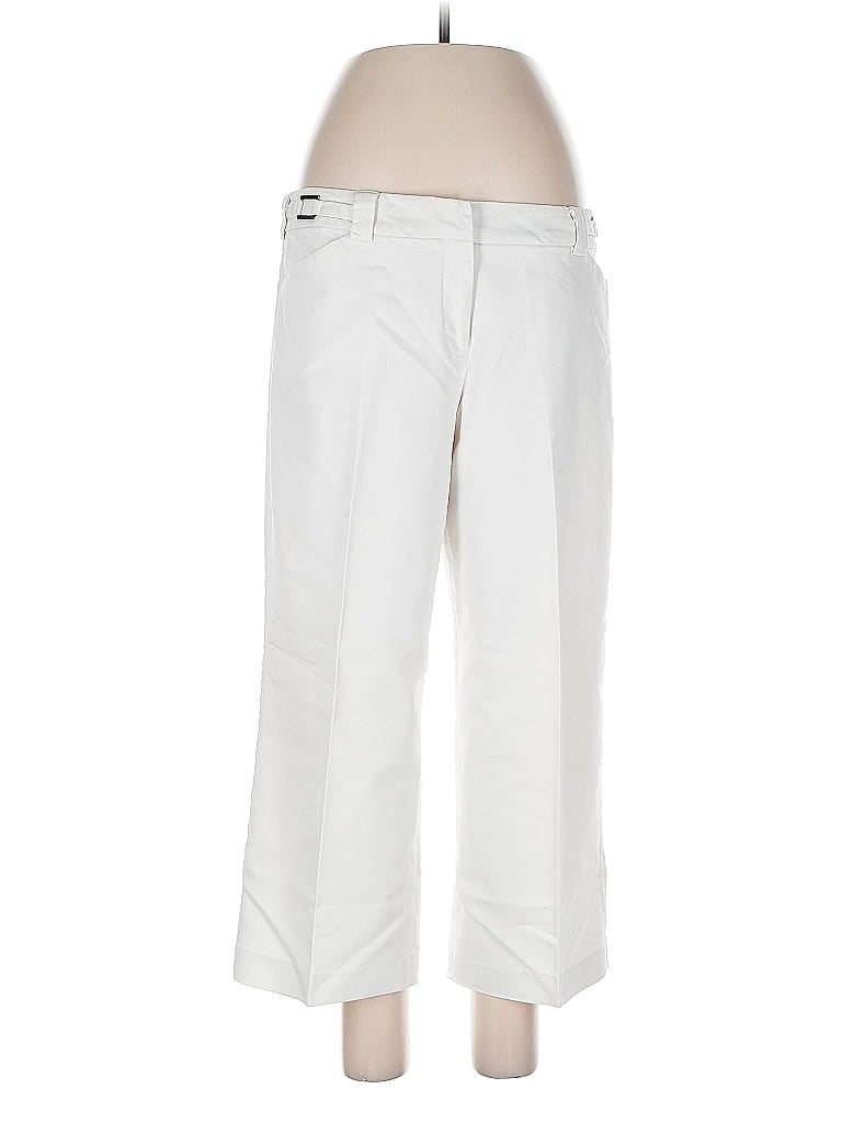 Pre-owned Ab Studio Dress Pants In White