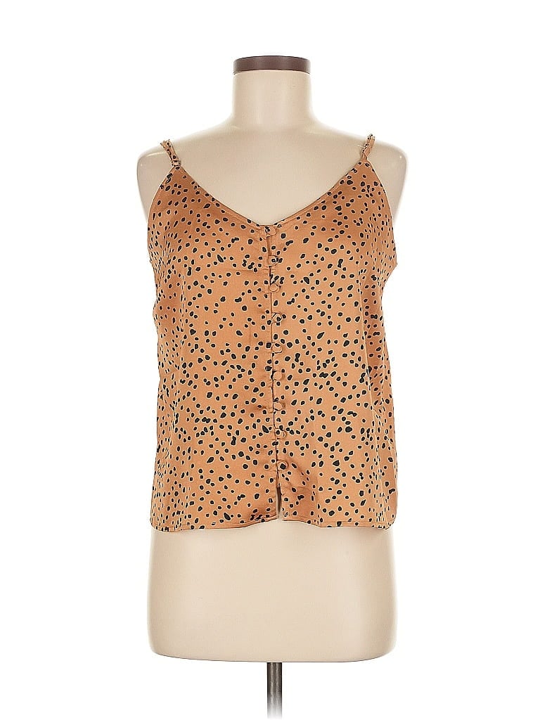 Click to view more detailed imagery on our partner's website Pre-owned By Together Tank Top Orange Strapless Neckline Tops