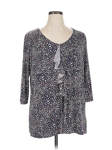 AK Anne Klein 3/4 Sleeve Blouse (view 1)