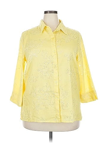 Alfred Dunner 3/4 Sleeve Button-Down Shirt (view 1)