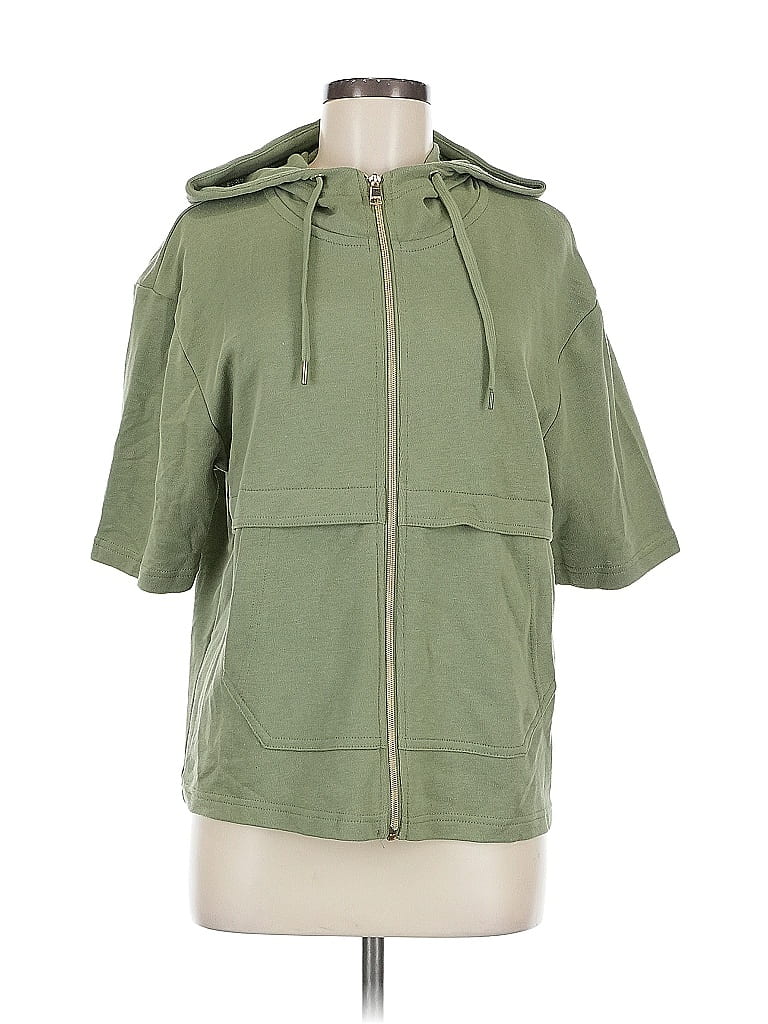 Click to view more detailed imagery on our partner's website Pre-owned Nanette Lepore Zip Up Hoodie In Green