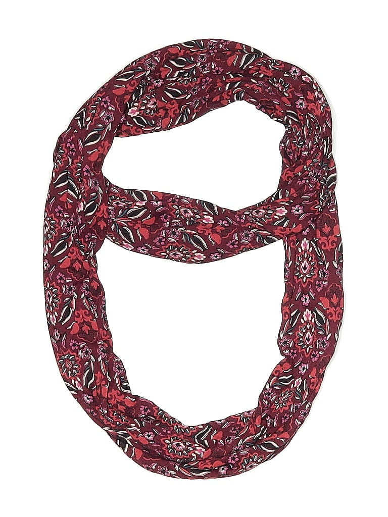 Pre-owned Unbranded Scarf In Burgundy