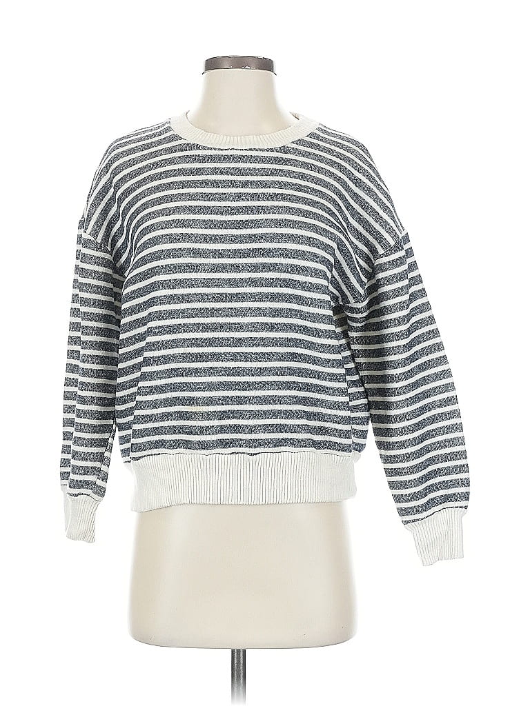 Pre-owned Zara Pullover Sweater In Gray