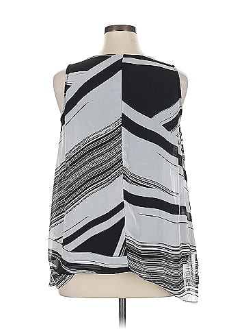 Roz & Ali Sleeveless Blouse (view 2)