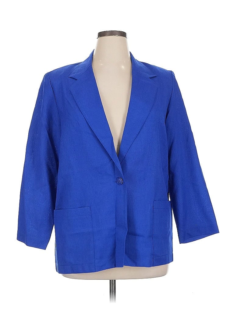 Click to view more detailed imagery on our partner's website Pre-owned Briggs Blazer Jacket In Blue