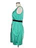 BCBGMAXAZRIA Color Block Teal Cocktail Dress Size 6 - photo 5