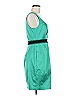 BCBGMAXAZRIA Color Block Teal Cocktail Dress Size 6 - photo 4